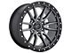 Fuel Wheels Rebel Matte Gunmetal Ring 8-Lug Wheel; 20x9; 1mm Offset (15-19 Sierra 2500 HD)