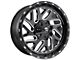 Fuel Wheels Triton Gloss Black Milled 8-Lug Wheel; 20x12; -43mm Offset (15-19 Sierra 2500 HD)