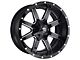 Fuel Wheels Maverick Gloss Black Milled 8-Lug Wheel; 18x9; 1mm Offset (15-19 Sierra 3500 HD SRW)