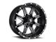 Fuel Wheels Maverick Gloss Black Milled 8-Lug Wheel; 20x9; 1mm Offset (15-19 Sierra 3500 HD SRW)
