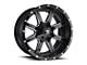 Fuel Wheels Maverick Gloss Black Milled 8-Lug Wheel; 22x12; -44mm Offset (15-19 Sierra 3500 HD SRW)