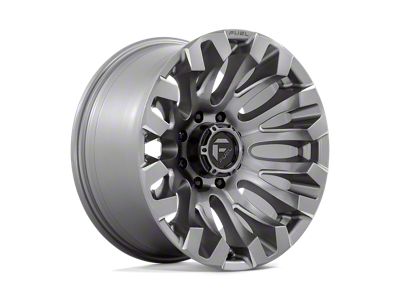 Fuel Wheels Quake Platinum 8-Lug Wheel; 20x10; -18mm Offset (15-19 Sierra 3500 HD SRW)