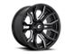 Fuel Wheels Rage Gloss Black Milled 8-Lug Wheel; 22x10; -18mm Offset (15-19 Sierra 3500 HD SRW)