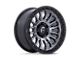 Fuel Wheels Rincon Matte Gunmetal with Black Lip 8-Lug Wheel; 20x10; -18mm Offset (15-19 Sierra 3500 HD SRW)