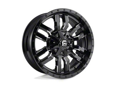 Fuel Wheels Sledge Gloss Black Milled 8-Lug Wheel; 22x10; -18mm Offset (15-19 Sierra 3500 HD SRW)
