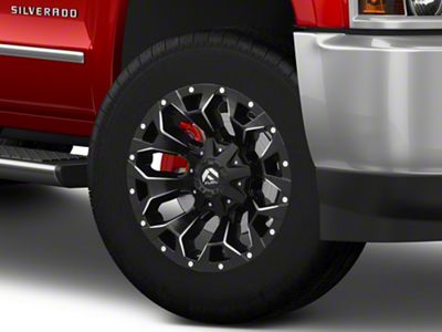 Fuel Wheels Assault Matte Black Milled 8-Lug Wheel; 20x9; 1mm Offset (15-19 Silverado 2500 HD)