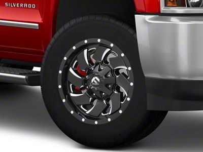 Fuel Wheels Cleaver Gloss Black Milled 8-Lug Wheel; 20x9; 1mm Offset (15-19 Silverado 2500 HD)