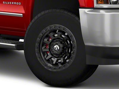 Fuel Wheels Covert Matte Black 8-Lug Wheel; 18x9; 1mm Offset (15-19 Silverado 2500 HD)