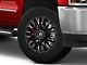 Fuel Wheels Flame Gloss Black Milled 8-Lug Wheel; 20x9; 1mm Offset (15-19 Silverado 2500 HD)