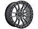 Fuel Wheels Rebel Matte Gunmetal Ring 8-Lug Wheel; 20x9; 1mm Offset (15-19 Silverado 2500 HD)