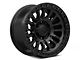 Fuel Wheels Rincon Matte Black with Gloss Black Lip 8-Lug Wheel; 18x9; 1mm Offset (15-19 Silverado 2500 HD)