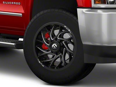 Fuel Wheels Runner Gloss Black Milled 8-Lug Wheel; 20x9; 1mm Offset (15-19 Silverado 2500 HD)