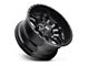 Fuel Wheels Sledge Matte Black with Gloss Black Lip 8-Lug Wheel; 18x9; -12mm Offset (15-19 Silverado 2500 HD)