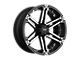 Fuel Wheels Strike Blackout 8-Lug Wheel; 22x12; -44mm Offset (15-19 Silverado 2500 HD)