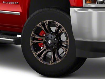 Fuel Wheels Vapor Matte Black Double Dark Tint 8-Lug Wheel; 20x9; 1mm Offset (15-19 Silverado 2500 HD)