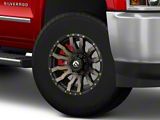 Fuel Wheels Blitz Matte Black Double Dark Tint 8-Lug Wheel; 18x9; 1mm Offset (15-19 Silverado 3500 HD SRW)