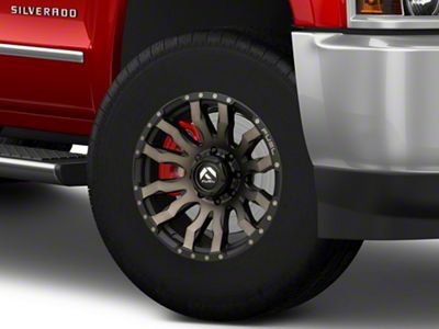 Fuel Wheels Blitz Matte Black Double Dark Tint 8-Lug Wheel; 18x9; 20mm Offset (15-19 Silverado 3500 HD SRW)