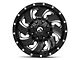 Fuel Wheels Cleaver Gloss Black Milled 8-Lug Wheel; 20x9; 1mm Offset (15-19 Silverado 3500 HD SRW)