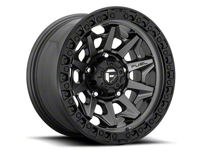 Fuel Wheels Covert Matte Gunmetal 8-Lug Wheel; 18x9; 1mm Offset (15-19 Silverado 3500 HD SRW)