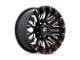 Fuel Wheels Quake Gloss Black Milled 8-Lug Wheel; 20x9; 1mm Offset (15-19 Silverado 3500 HD SRW)