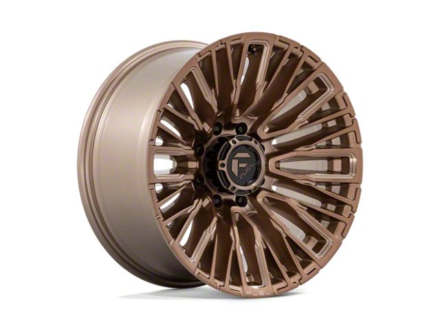 Fuel Wheels Rebar Platinum Bronze Milled 8-Lug Wheel; 20x10; -18mm Offset (15-19 Silverado 3500 HD SRW)