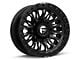 Fuel Wheels Rincon Gloss Black Milled 8-Lug Wheel; 18x9; 1mm Offset (15-19 Silverado 3500 HD SRW)