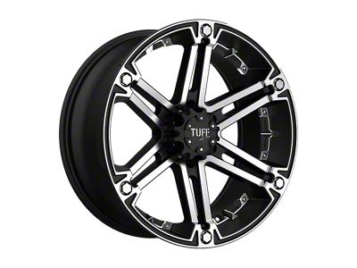 Fuel Wheels Strike Blackout 8-Lug Wheel; 22x12; -44mm Offset (15-19 Silverado 3500 HD SRW)