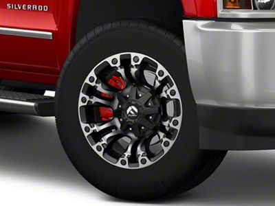 Fuel Wheels Vapor Matte Black with Gray Tint 8-Lug Wheel; 20x9; 1mm Offset (15-19 Silverado 3500 HD SRW)