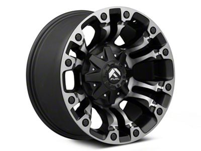 Fuel Wheels Vapor Matte Black with Gray Tint 8-Lug Wheel; 20x9; 20mm Offset (15-19 Silverado 3500 HD SRW)