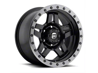 Fuel Wheels Anza Matte Black with Gunmetal Ring 6-Lug Wheel; 20x9; 19mm Offset (15-20 Tahoe)