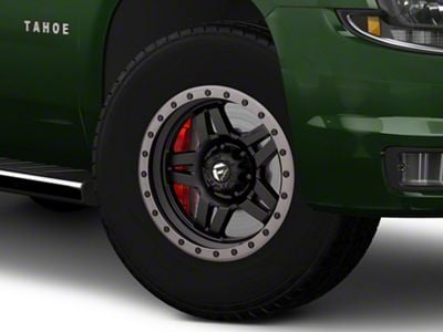 Fuel Wheels Anza Matte Black with Anthracite Ring 6-Lug Wheel; 18x9; 1mm Offset (15-20 Tahoe)