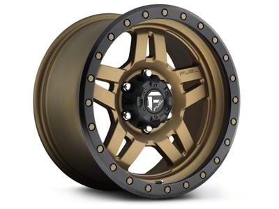 Fuel Wheels Anza Matte Bronze with Black Ring 6-Lug Wheel; 17x8.5; 6mm Offset (15-20 Tahoe)