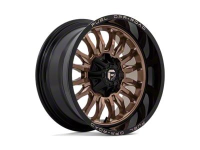 Fuel Wheels Arc Platinum Bronze with Black Lip 6-Lug Wheel; 20x10; -18mm Offset (15-20 Tahoe)