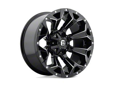 Fuel Wheels Assault Gloss Black Milled 6-Lug Wheel; 17x9; 2mm Offset (15-20 Tahoe)
