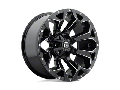 Fuel Wheels Assault Gloss Black Milled 6-Lug Wheel; 18x9; 1mm Offset (15-20 Tahoe)