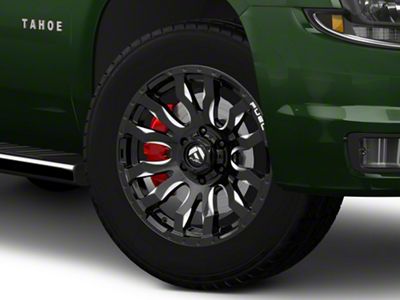 Fuel Wheels Blitz Gloss Black Milled 6-Lug Wheel; 20x10; -18mm Offset (15-20 Tahoe)