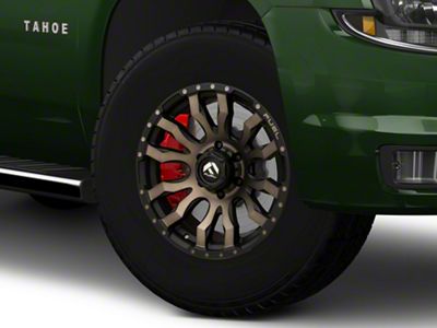 Fuel Wheels Blitz Matte Black Double Dark Tint 6-Lug Wheel; 18x9; 20mm Offset (15-20 Tahoe)