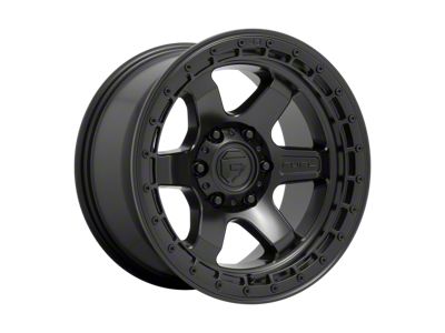 Fuel Wheels Block Matte Black 6-Lug Wheel; 18x9; 20mm Offset (15-20 Tahoe)