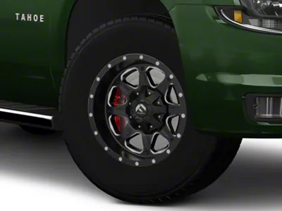 Fuel Wheels Boost Matte Black Milled 6-Lug Wheel; 18x9; 20mm Offset (15-20 Tahoe)