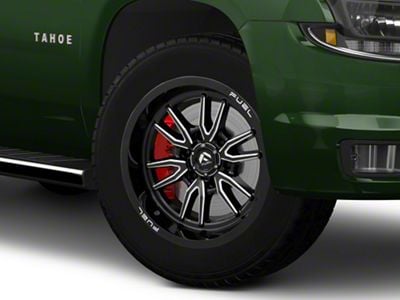 Fuel Wheels Clash Gloss Black Milled 6-Lug Wheel; 20x9; 1mm Offset (15-20 Tahoe)