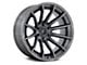 Fuel Wheels Fusion Forged Burn Gloss Black with Brushed Gray Tint Face and Lip 6-Lug Wheel; 24x12; -44mm Offset (15-20 Tahoe)