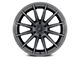 Fuel Wheels Fusion Forged Burn Gloss Black with Brushed Gray Tint Face and Lip 6-Lug Wheel; 24x12; -44mm Offset (15-20 Tahoe)