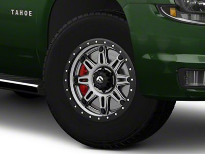 Fuel Wheels Hostage III Anthracite with Black Ring 6-Lug Wheel; 18x9; 20mm Offset (15-20 Tahoe)