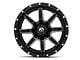 Fuel Wheels Maverick Gloss Black Milled 6-Lug Wheel; 17x9; 1mm Offset (15-20 Tahoe)