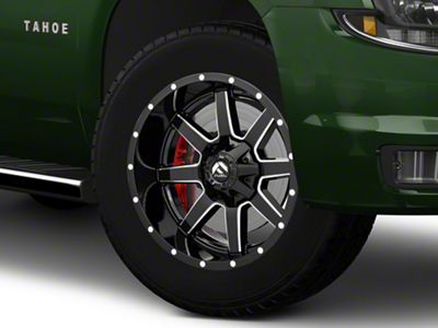 Fuel Wheels Maverick Gloss Black Milled 6-Lug Wheel; 20x14; -76mm Offset (15-20 Tahoe)