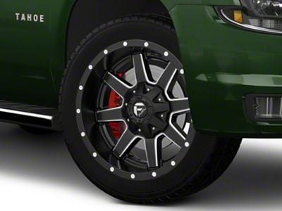 Fuel Wheels Maverick Matte Black Milled 6-Lug Wheel; 24x10; 20mm Offset (15-20 Tahoe)