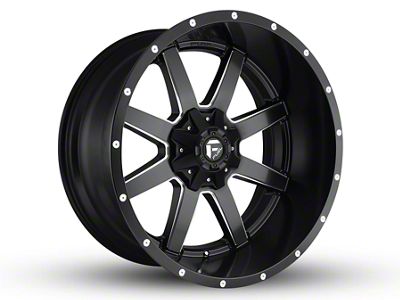 Fuel Wheels Maverick Matte Black Milled 6-Lug Wheel; 24x14; -75mm Offset (15-20 Tahoe)