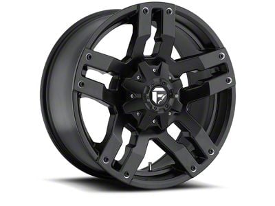 Fuel Wheels Pump Matte Black 6-Lug Wheel; 20x9; 20mm Offset (15-20 Tahoe)