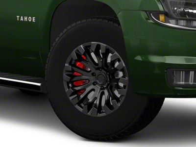 Fuel Wheels Quake Blackout 6-Lug Wheel; 18x9; 1mm Offset (15-20 Tahoe)