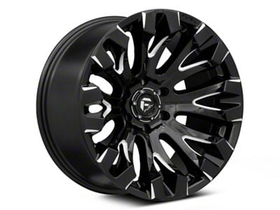 Fuel Wheels Quake Gloss Black Milled 6-Lug Wheel; 18x9; 1mm Offset (15-20 Tahoe)